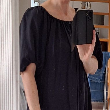 Black summer dress COS