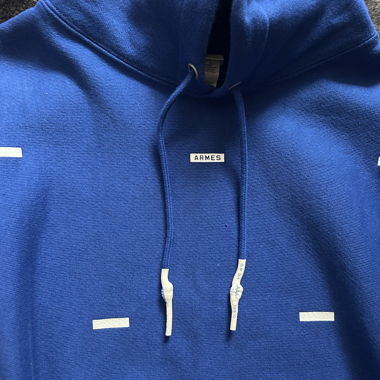 Hoodie bleu ARMES
