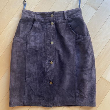 Jupe pour femme en cuir véritable APART