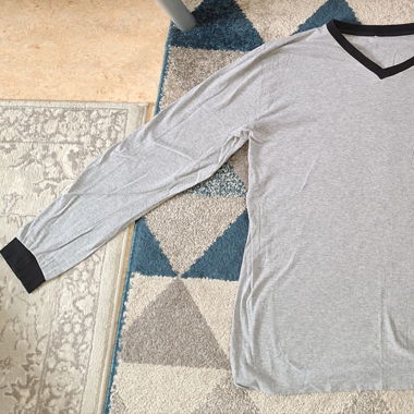 A gray nightgown in size M