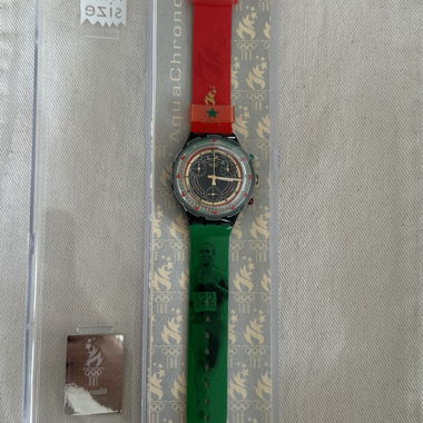 Swatch Midi Aqua Chrono "Said Aouita"