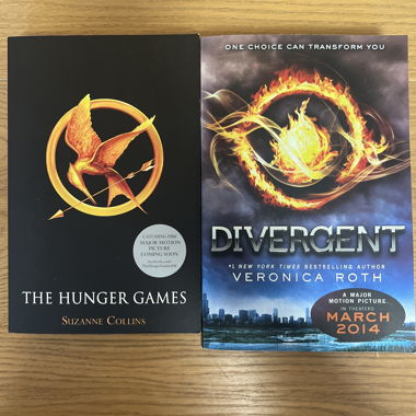 Buchset: Hunger Games & Divergent