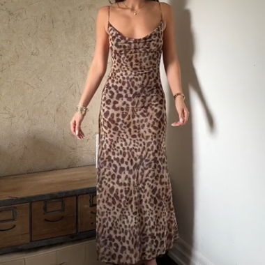 Zara Leopard dress