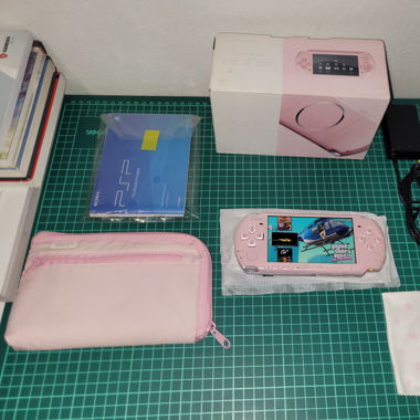 PSP in box with games installed [in OVP]