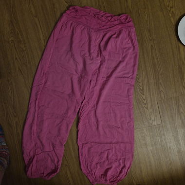 Pantaloni Aladdin rosa