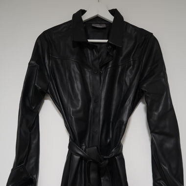 Dress/ Coat faux leather