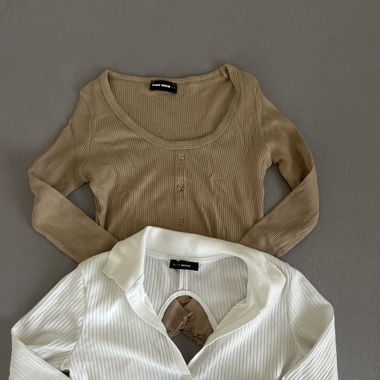 2er Set langarm Tops