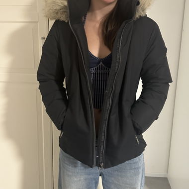 Piumino nero Tommy Jeans