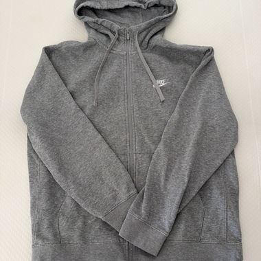 Nike graue Zip-Hoodie
