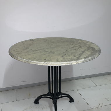 Gartentisch, Bistro - Marmor - Rund 