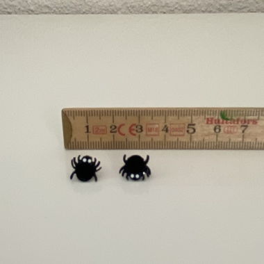 Spider stud earrings