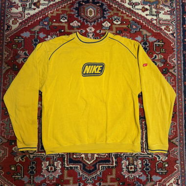 Nike yellow sweatshirt