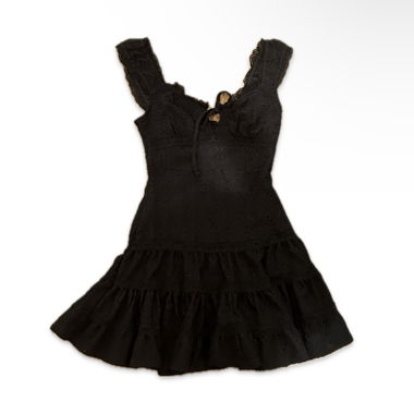 Abito Gina in tricot nero