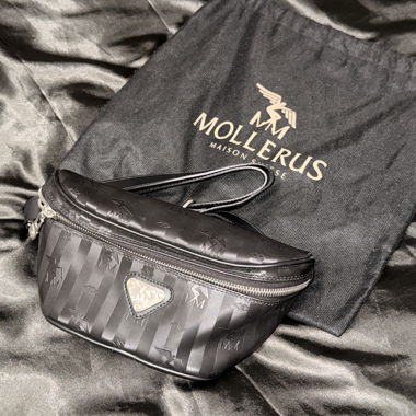 Mollerus Gürteltasche in Schwarz, wie neu!