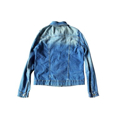 Giacca di jeans blu classica