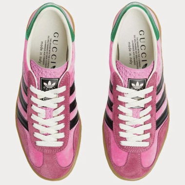 Adidas x Gucci Gazelle Rosa/Scamosciato