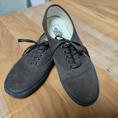 Vans Schnuerschuhe braun Leder