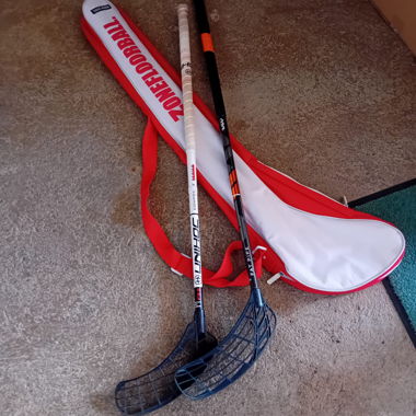 Bâtons de unihockey avec sac