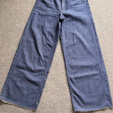 Zara Wide-Leg Dark Blue Jean 34