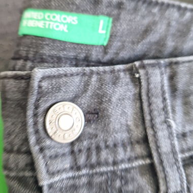 Jean Noir Garçon Benetton comme neuf