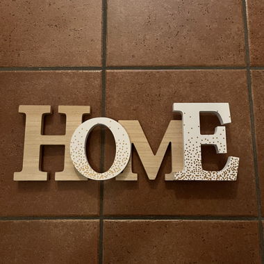 Decorazione in legno “Home”