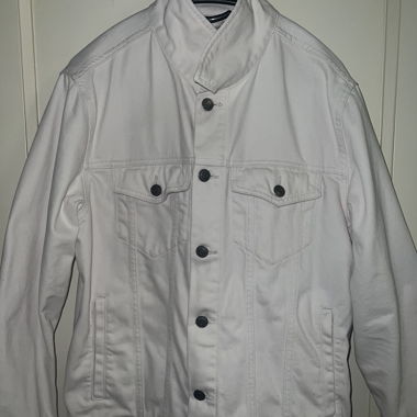 Veste blanche en denim
