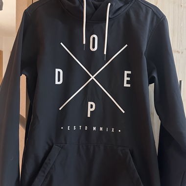 Veste Dope noire avec imprimé