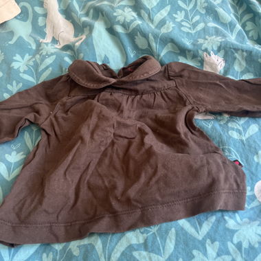 Brown girls' sweater 