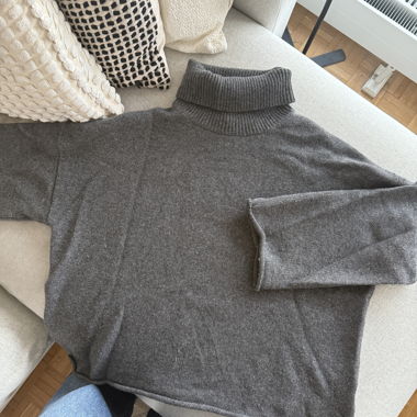 Pull à col roulé en cachemire