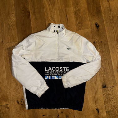 Wendbare Lacoste-Windjacke weiss