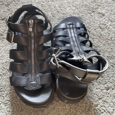High sandals