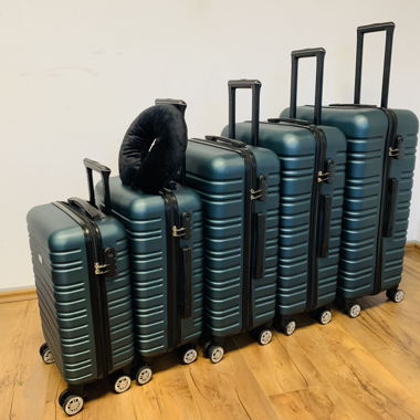 6 tlg Hartschalen Koffer BUNDLE wayBAG GRÜN NEU