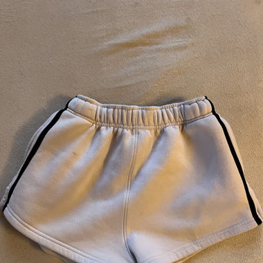 Short de sport blanc