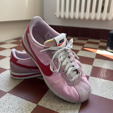 Pink Nike Cortez Sneakers