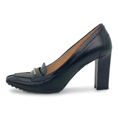 Décolleté in pelle Tod's EU 38.5 nero