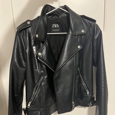 Lederjacke schwarz