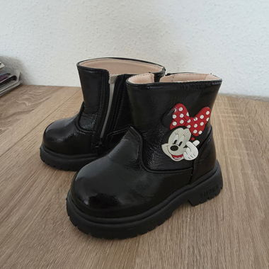 Stivaletti per bambini neri Minnie Mouse tg. 21