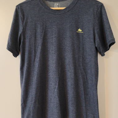 Quechua Sport-T-Shirt blau meliert
