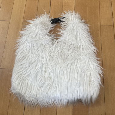 Borsa in pelliccia finta