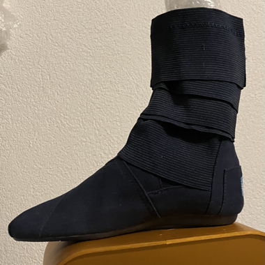 Stivali TOMS in tela blu navy