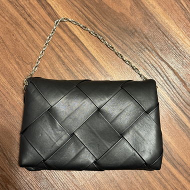 Borsa / Borsetta / Clutch Nera con Catena