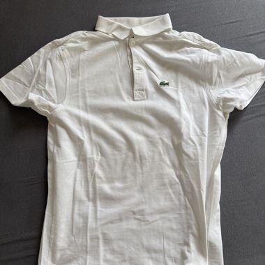 Polo Lacoste bianco