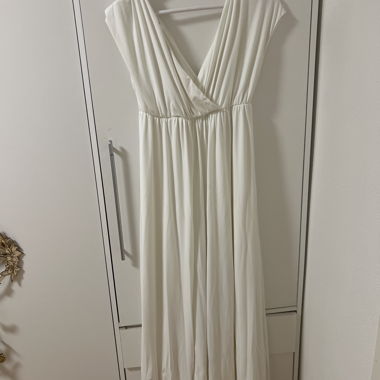 weisses Kleid / bonprix Mama