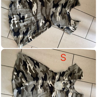 Camouflage Kleid S