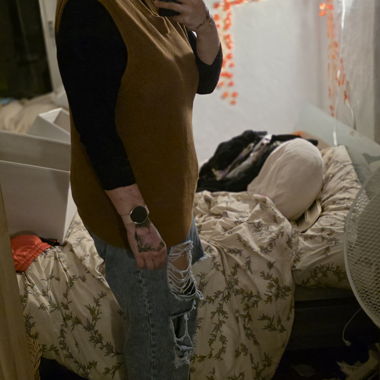 Gilet di maglia come nuovo