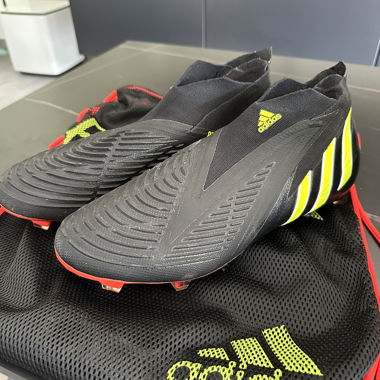 adidas black and yellow football boots