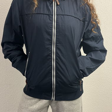 Veste de pluie bleu foncé