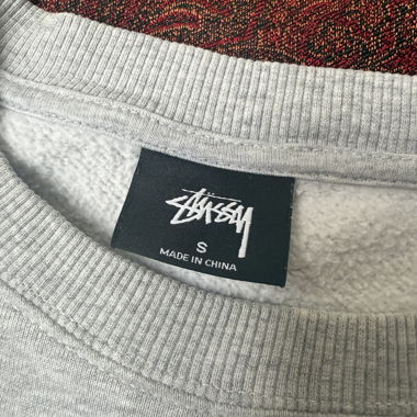 Stüssy Flower Square Bestickter Crewneck