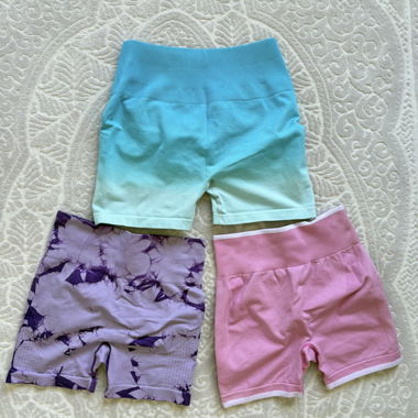 Ensemble de shorts de sport sans coutures (x3)