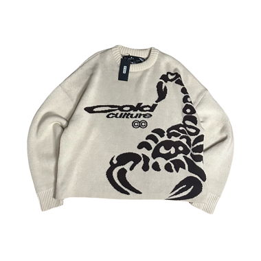 Pull tricot Cold Culture Skorpion avec étiquette